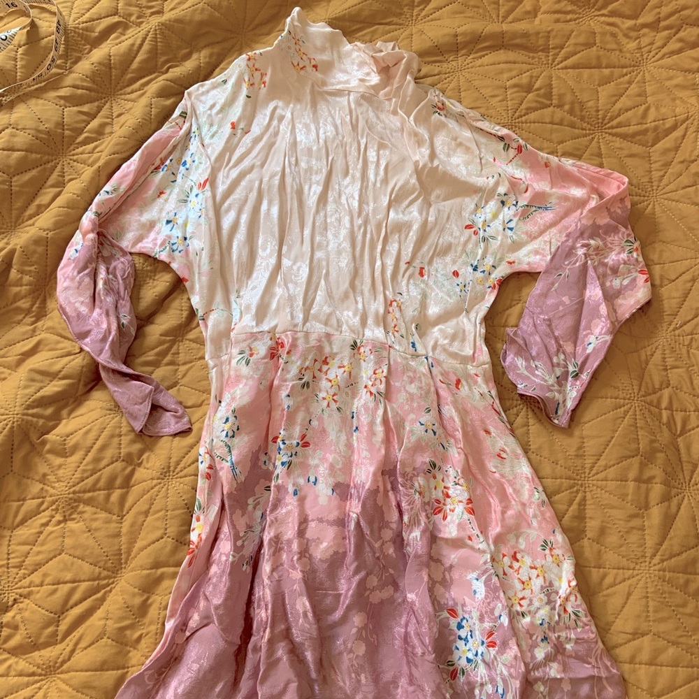 Gorgeous Topshop Silky Floral Mini Dress
